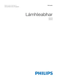 Notice PHILIPS 7300 SERIES 43PUS7334 Teilifís