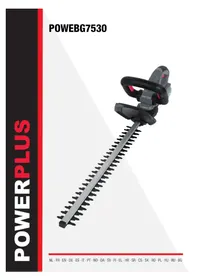 Notice PowerPlus POWEBG7530 Nůžky na živé ploty