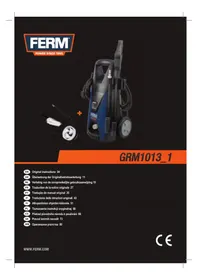 Notice Ferm GRM1013 Nettoyeur haute pression