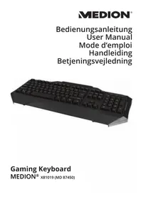Notice MEDION ERAZER X81019 Toetsenbord