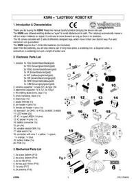 Notice VELLEMAN KSR6 Speelgoed