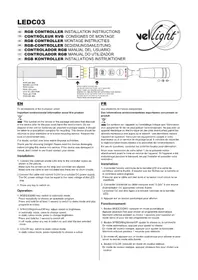 Notice VELLEMAN LEDC03 Éclairage