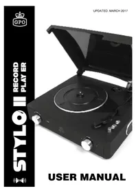 Notice GPO STYLO II Platine_disque
