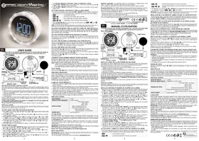 Notice GEEMARC WAKE’N’SHAKE STAR Radio-réveil