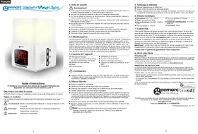 Notice GEEMARC WAKE'N'SHAKE LIGHT Radio-réveil