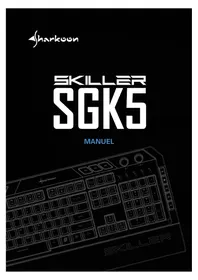Notice Sharkoon SKILLER SGK5 Clavier