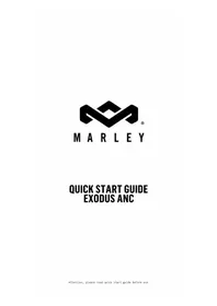 Notice HOUSE OF MARLEY EXODUS ANC Ecouteur