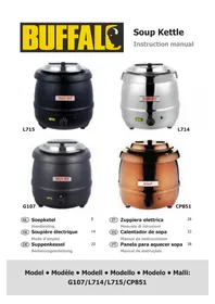 Notice BUFFALO L715 Soepmaker