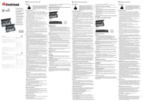 Notice FireFriend KO6582 Cuisinière