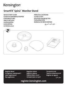 Notice KENSINGTON SMARTFIT SPIN2 Support écran plat