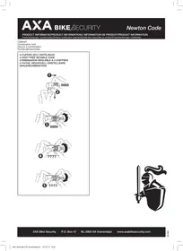 Notice AXA NEWTON Accessoire de vélo