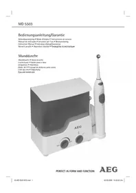 Notice AEG MD5503 Zahnbürste