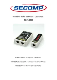 Notice Secomp 13013383 Chargeur de piles