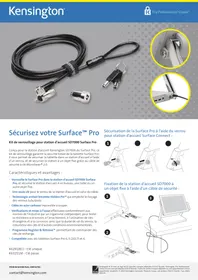 Notice KENSINGTON K62918 Serrure