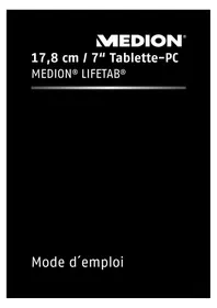 Notice MEDION LIFETAB E7316 (MD98282) Tablet