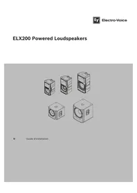Notice ELECTRO-VOICE ELX20010P Haut-parleur