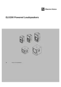Notice ELECTRO-VOICE ELX20012P Haut-parleur
