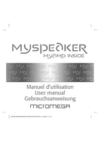 Notice Micromega MYSPEAKER MYAMP INSIDE Haut-parleur