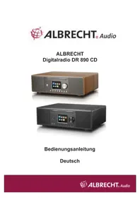 Notice ALBRECHT DR 890 CD Lettore/registratore cd