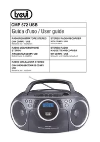 Notice Trevi CMP 572 USB Lettore/registratore cd