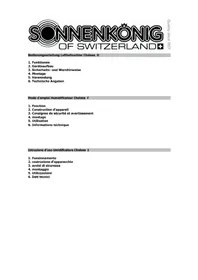 Notice Sonnenkönig CHELSEA Umidificatore