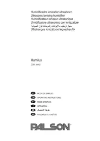 Notice PALSON HUMILUX 30542 Humidificateur