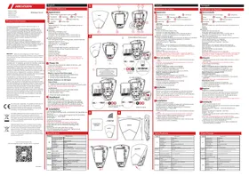 Notice Hikvision DSPSGWO868 Capteur de porte/fenêtre