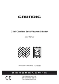 Notice GRUNDIG VCH 9930 Miotła