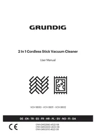 Notice GRUNDIG VCH 9931 Miotła
