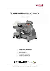 Notice ROTEL AS 4091 Trancheuse