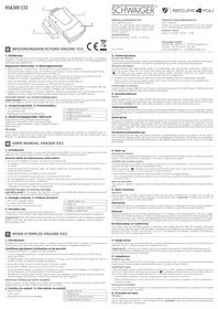 Notice Schwaiger HSA300 532 Capteur de porte/fenêtre
