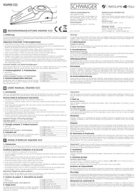 Notice Schwaiger HSA900 533 Capteur de porte/fenêtre