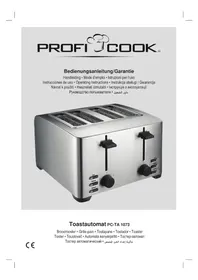 Notice PROFICOOK PCTA 1073 Toster