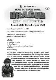 Notice RAVENSBURGER DRAGONS 3 Jeu de société