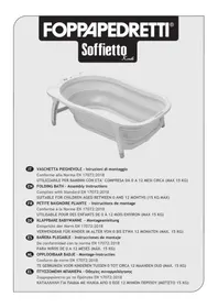 Notice Foppapedretti SOFFIETTO Baignoire pour bébé