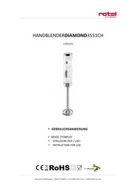 Notice ROTEL U3551CH Blender