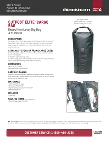 Notice Blackburn OUTPOST ELITE Accessoire de vélo