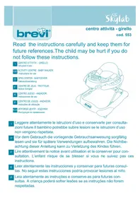 Notice Brevi SKYLAB Chaise haute