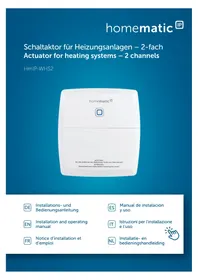 Notice Homematic IP HMIPWHS2 Hogar inteligente