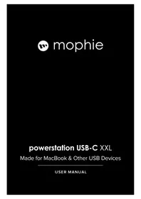 Notice Mophie POWERSTATION USBC XXL Batterie portable