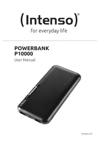 Notice INTENSO P10000 Batterie portable