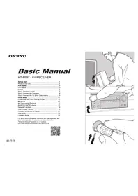 Notice ONKYO HTR997 ホームシネマオーディオシステム