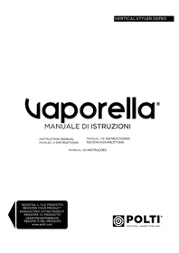 Notice POLTI GSF60 Nettoyeur à vapeur