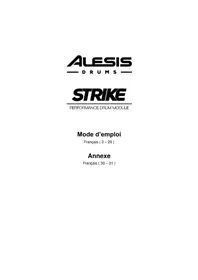 Notice ALESIS STRIKE Tambour ordinateur