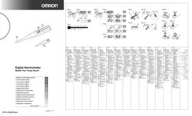 Notice OMRON MC343F Thermomètre