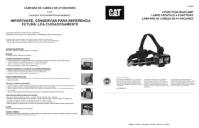 Notice CAT CT4120 Lampe de poche