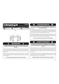 Notice Crimson CQUAD63 Support écran plat