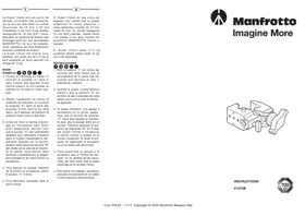 Notice MANFROTTO C1575B Accessoire photo