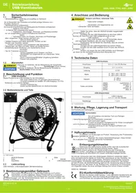 Notice Goobay 62062 Ventilateur USB