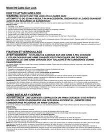 Notice Master Lock 99 Sécurité pour arme à feu